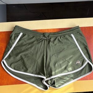 Tracksmith Olive Green Athletic Shorts